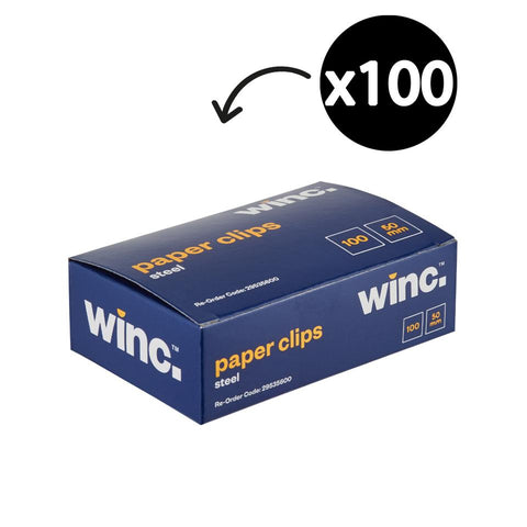 Paper Clip 50mm Box 100