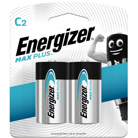Energizer MAX Plus C Alkaline Batteries 2 Pack