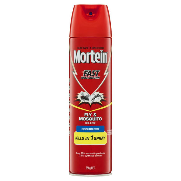 Mortein Fly & Mosquito Killer Odourless Aerosol 350g