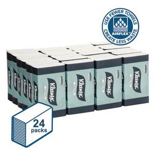 Kleenex Compact Hand Towel Refill 90 Sheet - 24 Pack